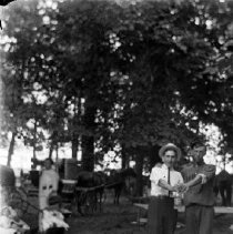 Glass plate negative image